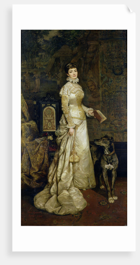 Portrait of Helena Modrzejewska 1880 by Tadeusz Ajdukiewicz