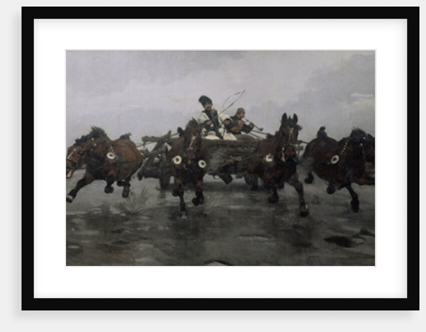 Four in Hand, 1881 by Joseph Chelmonski