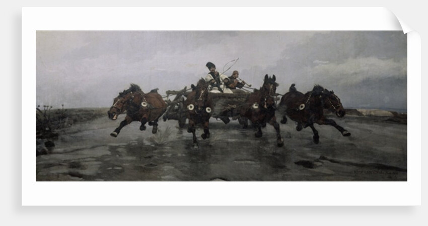 Four in Hand, 1881 by Joseph Chelmonski