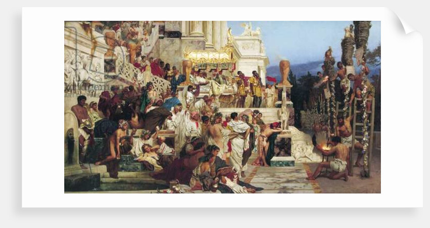 Leading Light of Christianity, Nero's Torches, 1882 by Henryk Siemieradzki