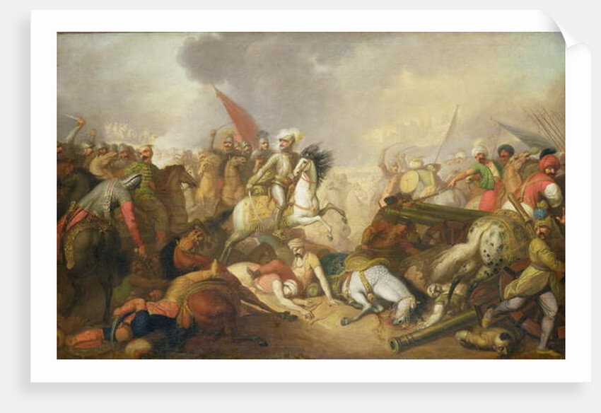 The Battle of Chocim in 1673, 1876 by Franciszek Smuglewicz