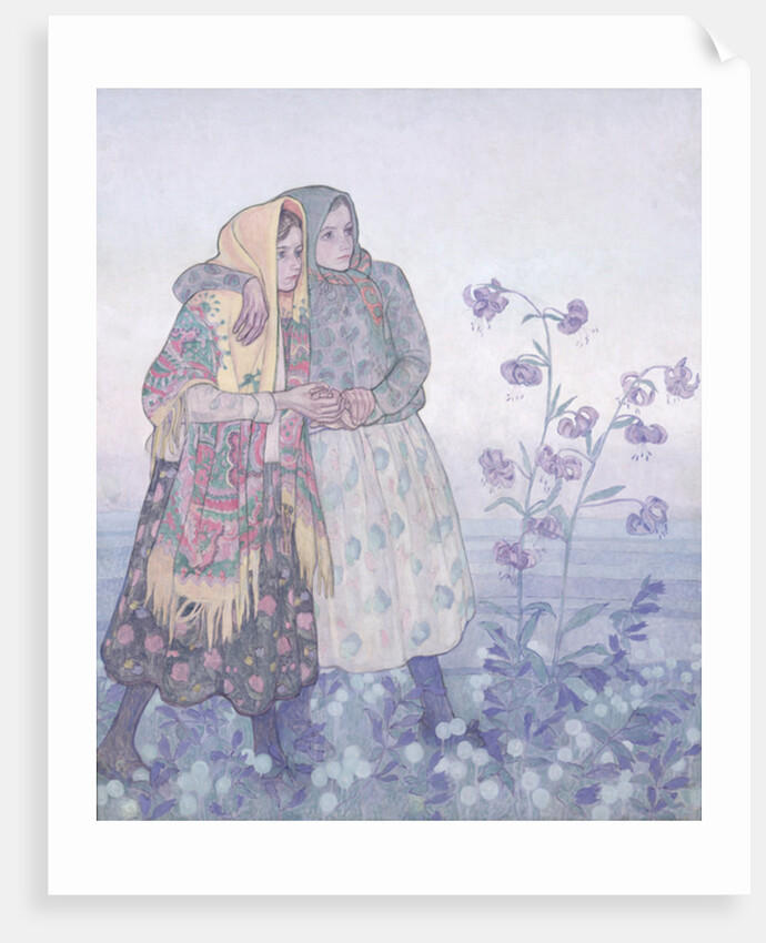 Procession of Polish Highland Women, c.1910 by Jan Rembowski