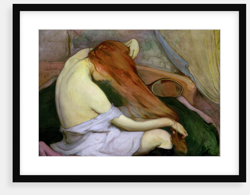 Woman Combing Her Hair, 1897 by Wladislaw Slewinski