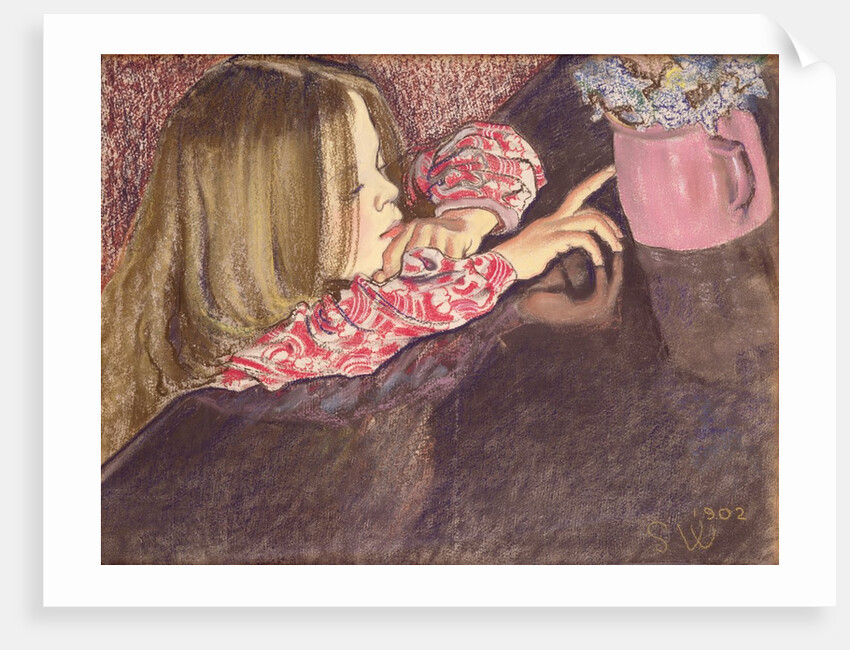Girl with a Vase of Flowers, 1902 by Stanislaw Wyspianski