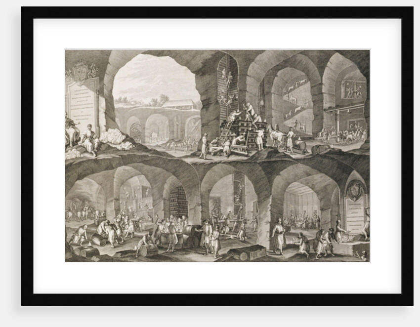 Inside a Salt Mine in Wieliczka by Johann Esaias Nilson