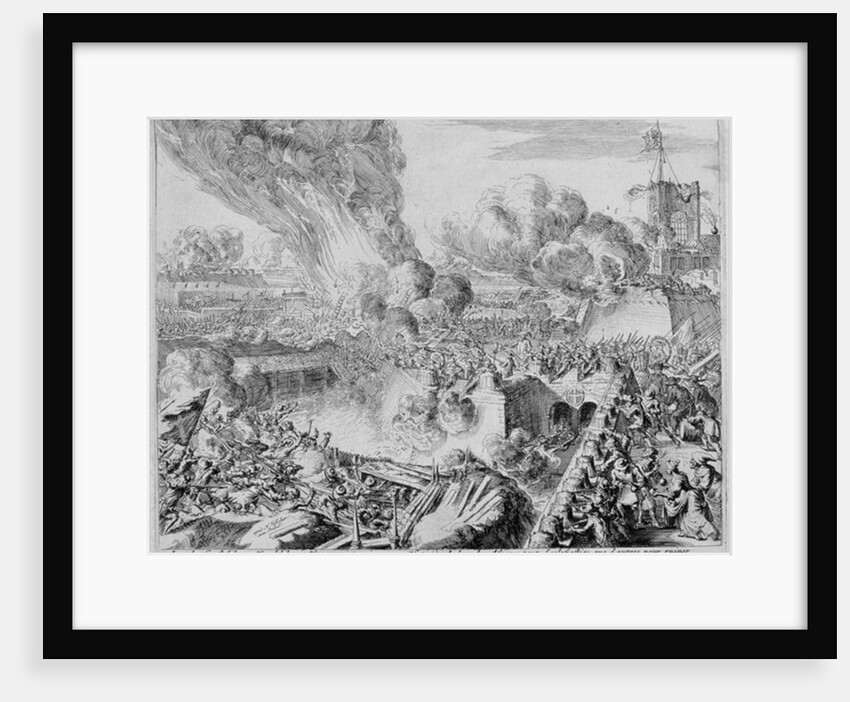 Vienna Print Cycle, Defence of the Fortifications of Vienna by Civilians, 1683 by Romeyn de Hooghe