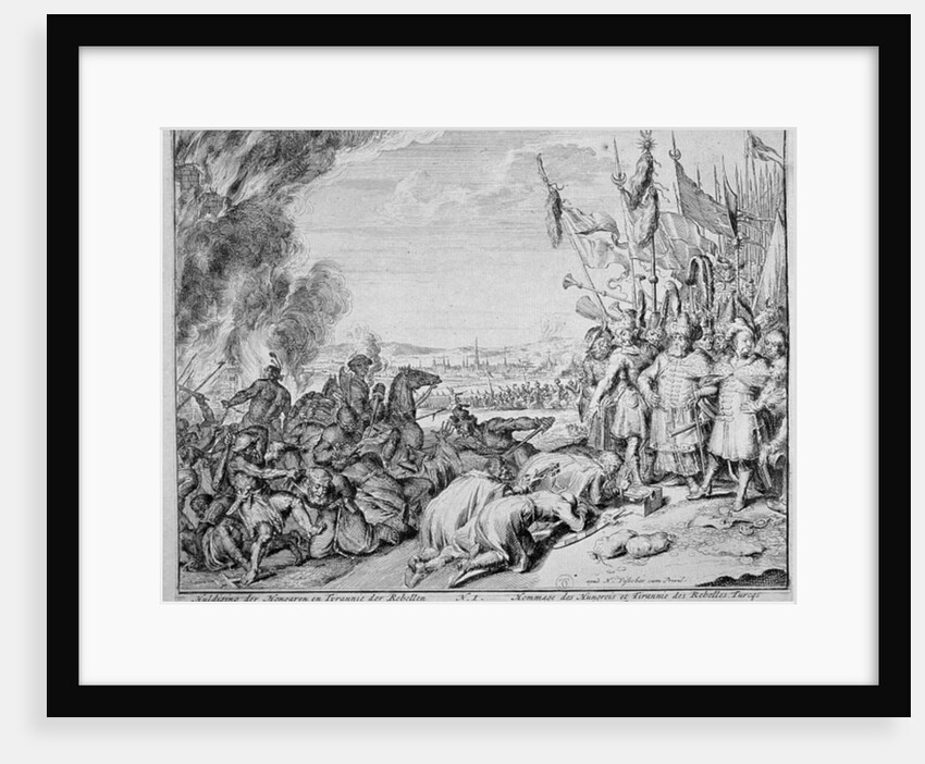 Vienna Print Cycle, Homage of the Hungarians, 1683 by Romeyn de Hooghe