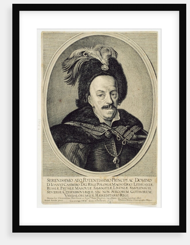 John Kazimir Vasa 1650 by Willem Hondius