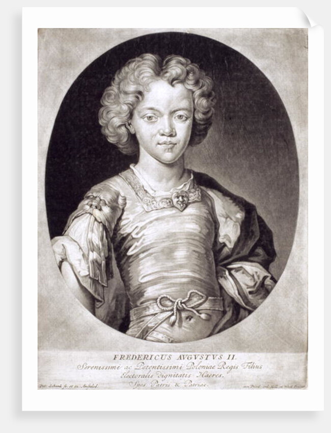 Augustus III King of Poland as a Child by Pieter Schenk