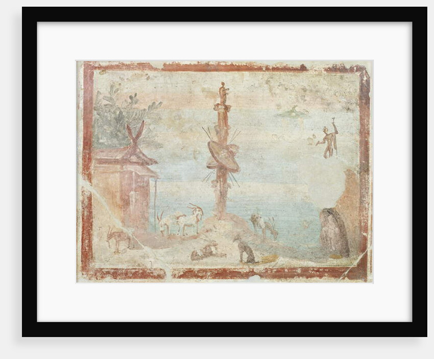 Idyllic Landscape, Pompeii by Roman Roman