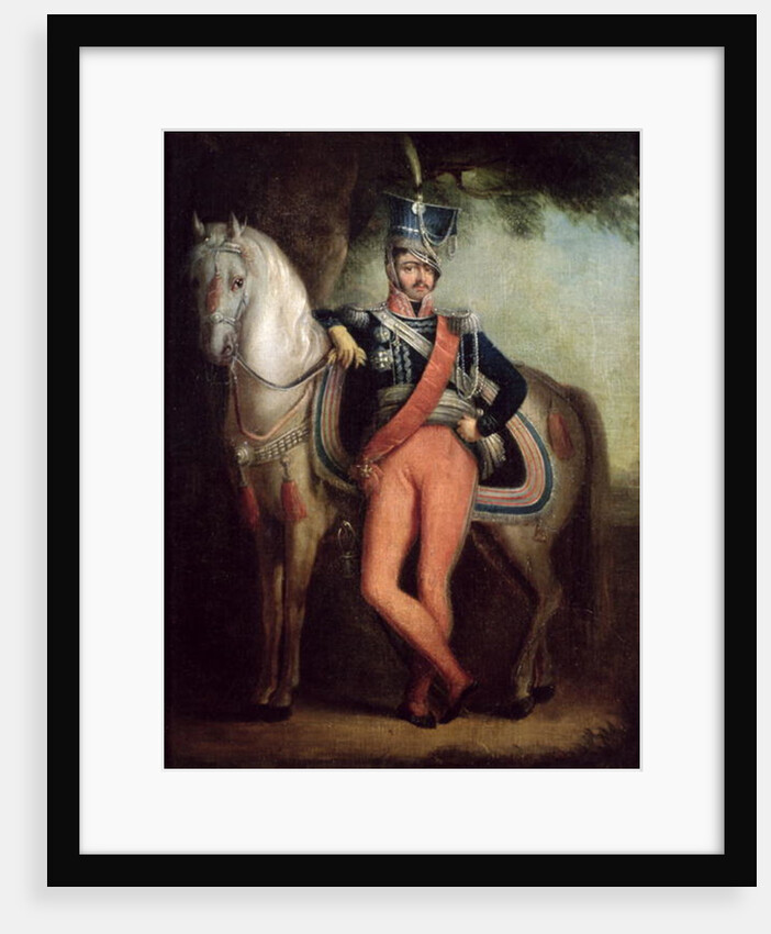 Prince Josef Anton Poniatowski by his horse, c.1800-13 by Polish School