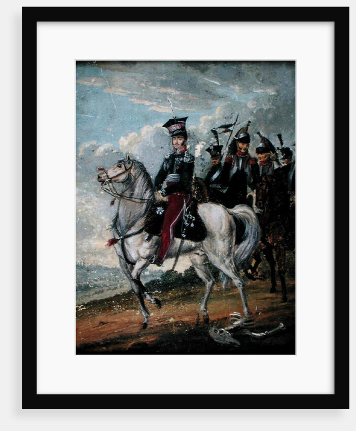 Prince Josef Anton Poniatowski with guides, c.1813 by Polish School