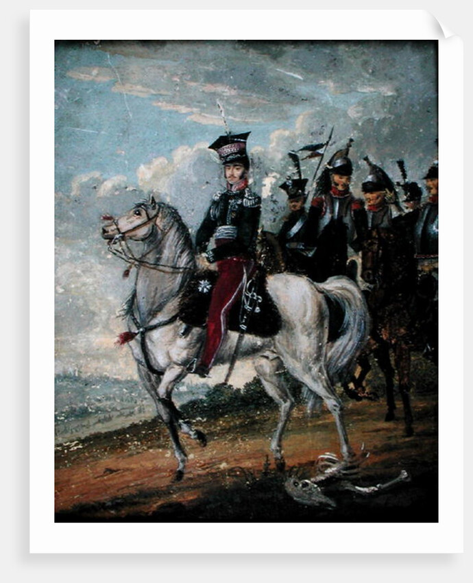 Prince Josef Anton Poniatowski with guides, c.1813 by Polish School