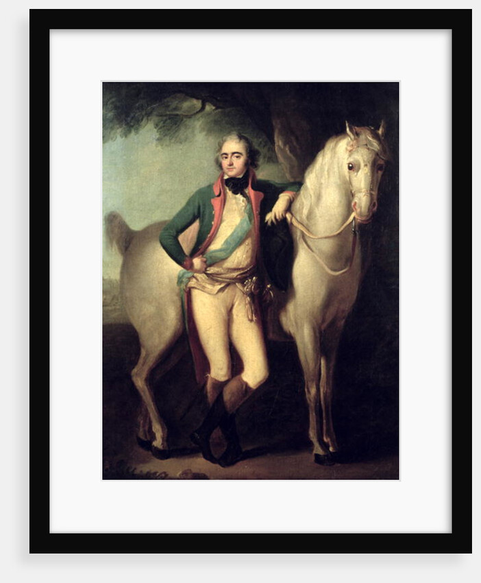 Prince Josef Anton Poniatowski by his horse by Giuseppe or Josef Grassi