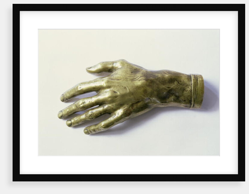 Cast of Frederic Chopin's left hand by Polish School