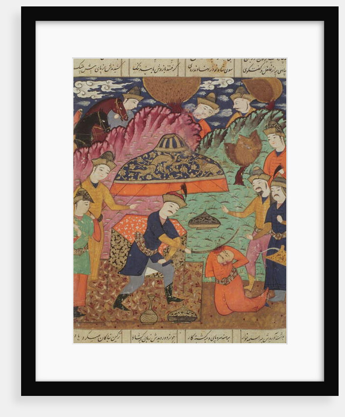 The Beheading of Nouzaur by Persian School