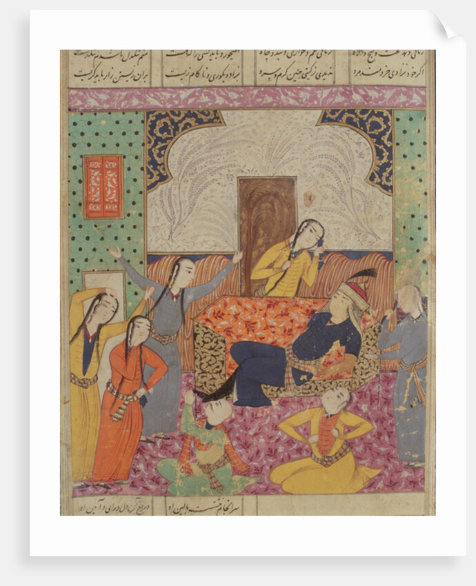 The Lamentation of Farude by Persian School
