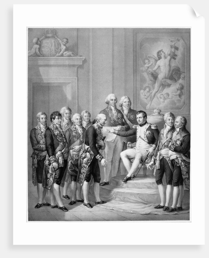 Napoleon Granting the Constitution to the Duchy of Warsaw, 1843 by Franz Seraph Hanfstaengel