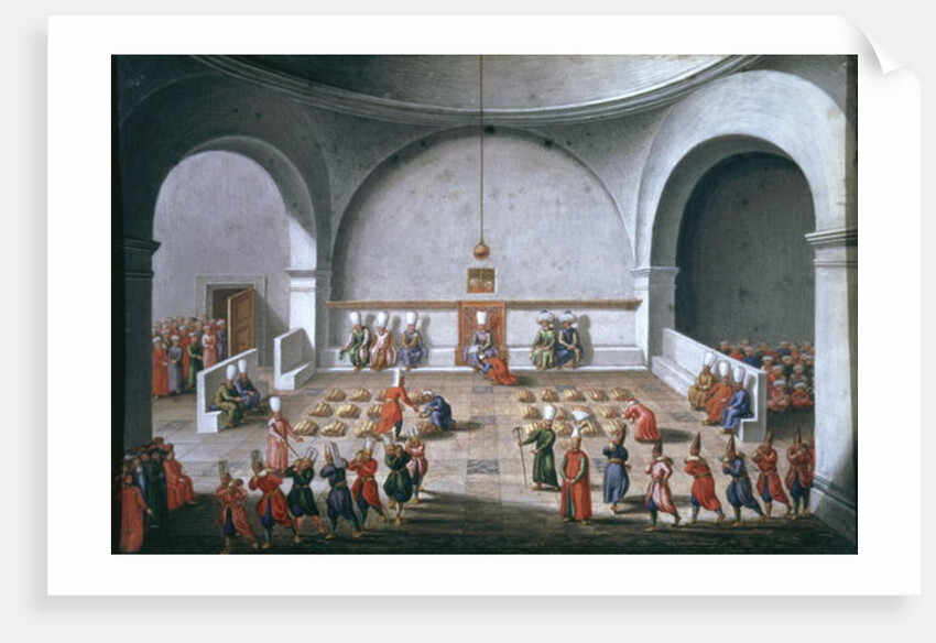 Jan Gninski's Mission to Istanbul, Ceremony of Payment to the Soldiers, 1679 by Pierre Paul Sevin