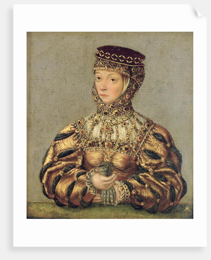 Barbara Radziwill, c.1553-56 by Lucas the Younger Cranach