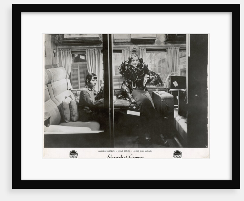 Still from the film 'Shanghai Express' with Marlene Dietrich and Anna May Wong, 1932 by German Photographer