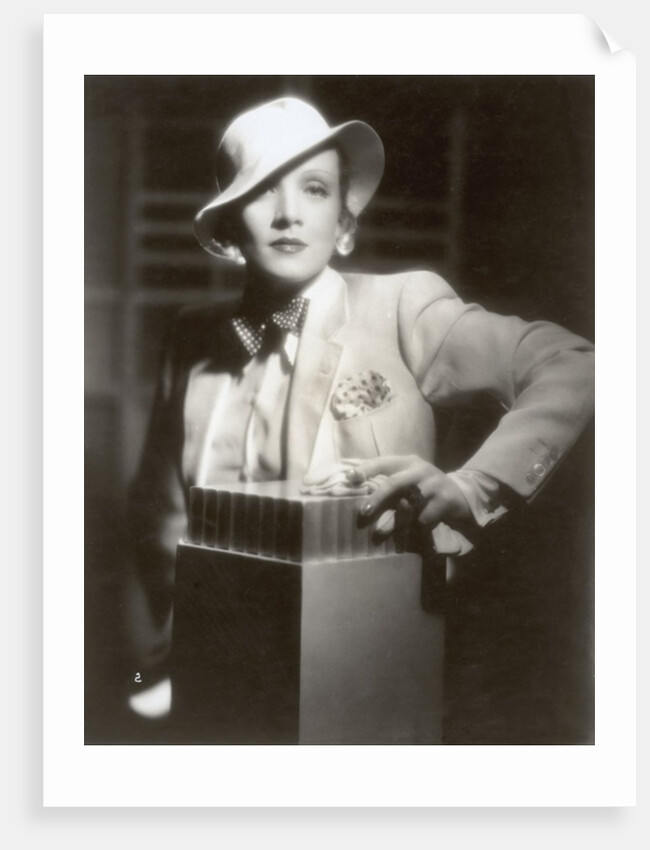 Portrait of Marlene Dietrich, 1935 by German Photographer