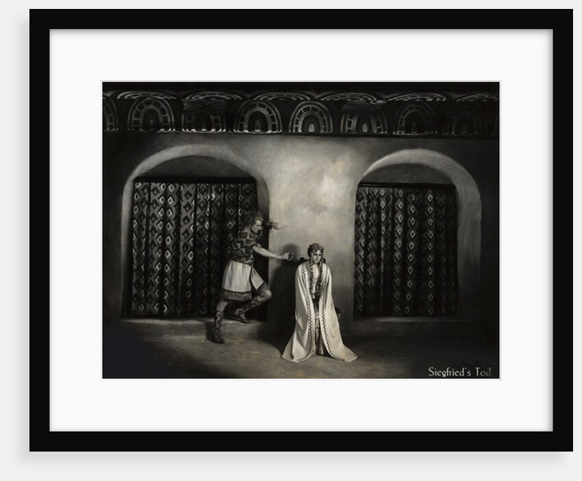Still from the film 'Die Nibelungen: Siegfried' with Paul Richter and Margarete Schoen, 1924 by German Photographer