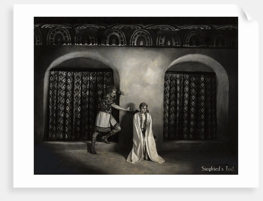 Still from the film 'Die Nibelungen: Siegfried' with Paul Richter and Margarete Schoen, 1924 by German Photographer