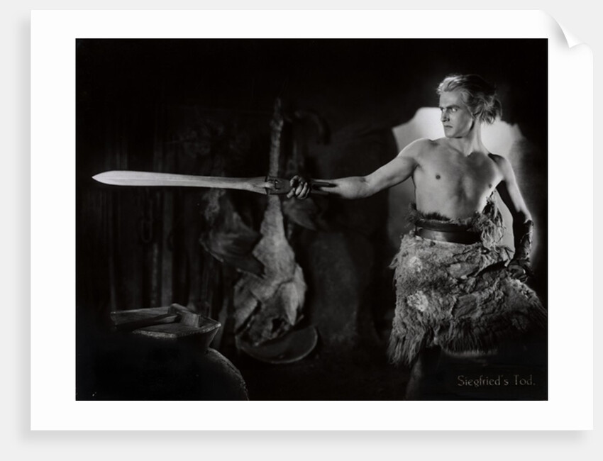 Still from the film 'Die Nibelungen: Siegfried' with Paul Richter, 1924 by German Photographer