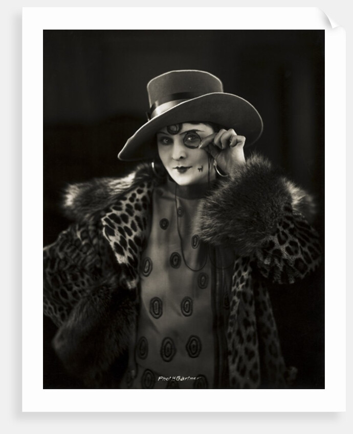 Portrait of Lilian Harvey in the film 'Die tolle Lola', 1927 by German Photographer