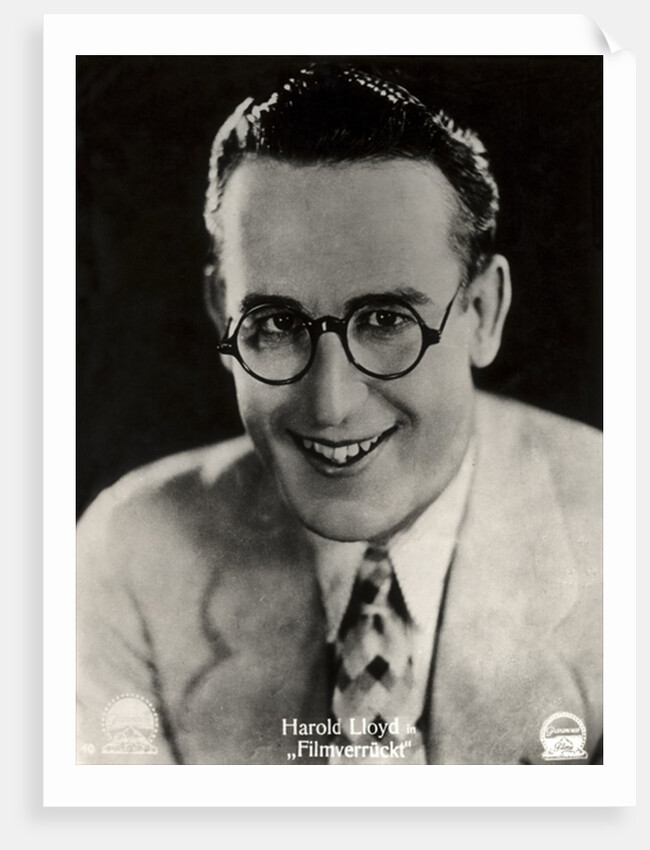 Portrait of Harold Lloyd from the film 'Movie Crazy', 1932 by German Photographer