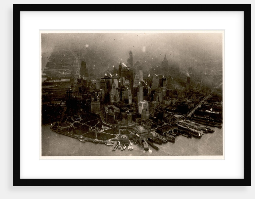 Aerial photo of downtown Manhattan by German Photographer
