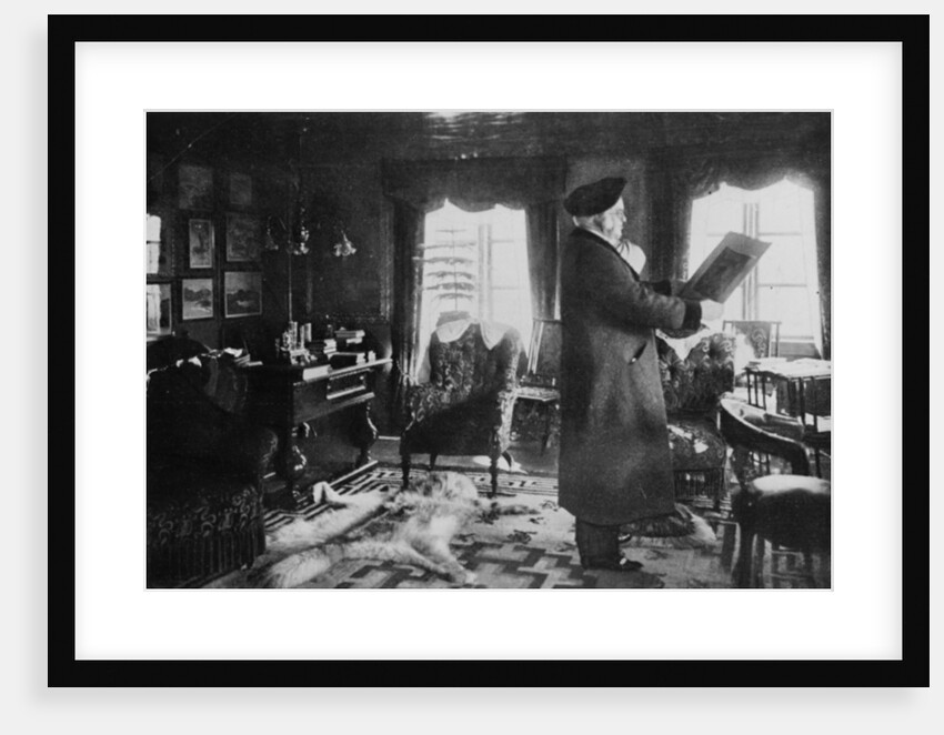 The Norwegian writer Bjoernstjerne Bjoernson by German Photographer
