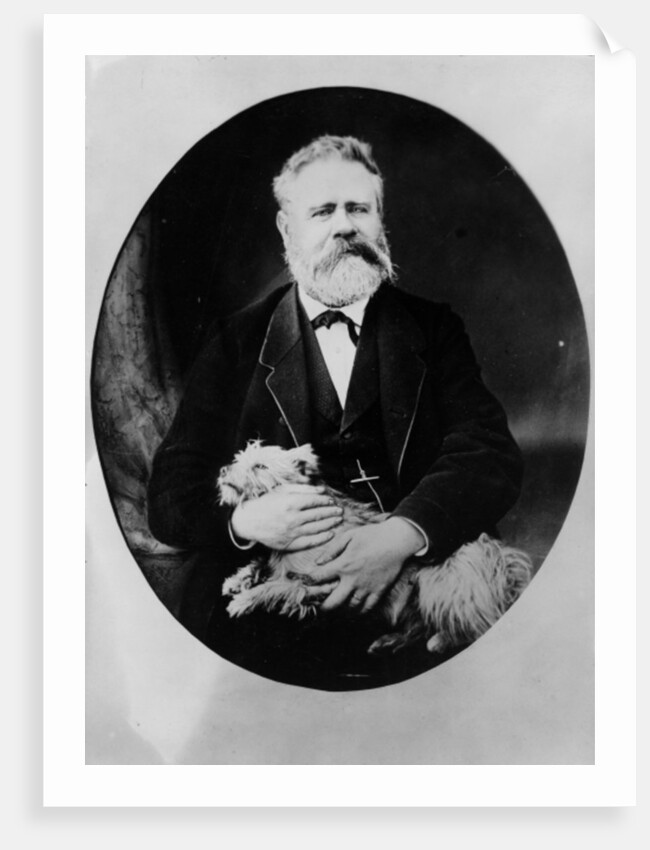 Portrait of German novelist Fritz Reuter by German Photographer