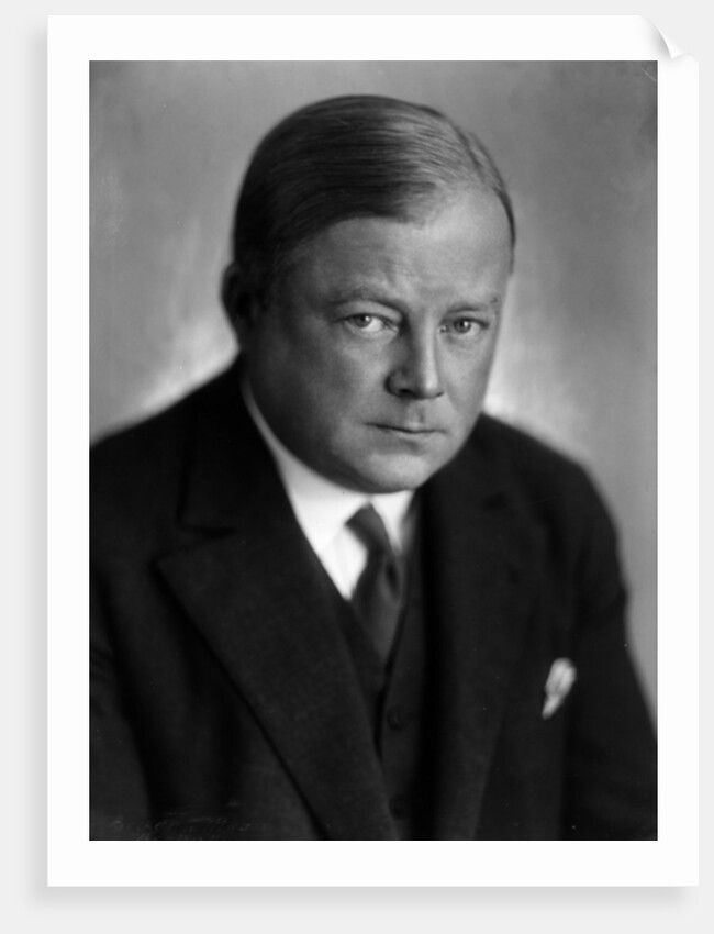 Portrait of German publisher Ernst Rowohlt by German Photographer