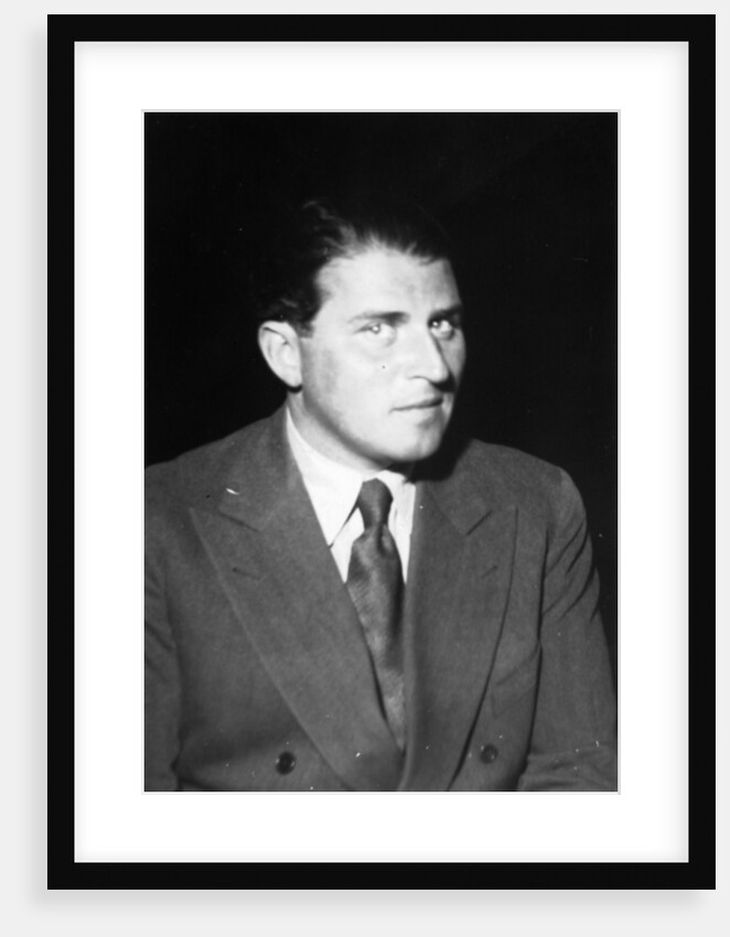 Portrait of German writer Carl Zuckmayer by German Photographer