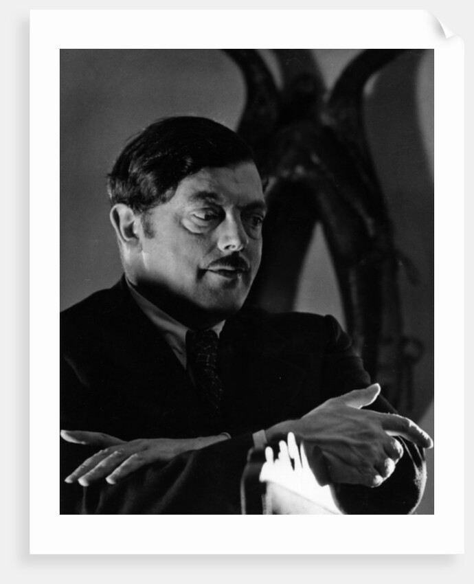 Portrait of Austrian writer Richard Billinger by German Photographer