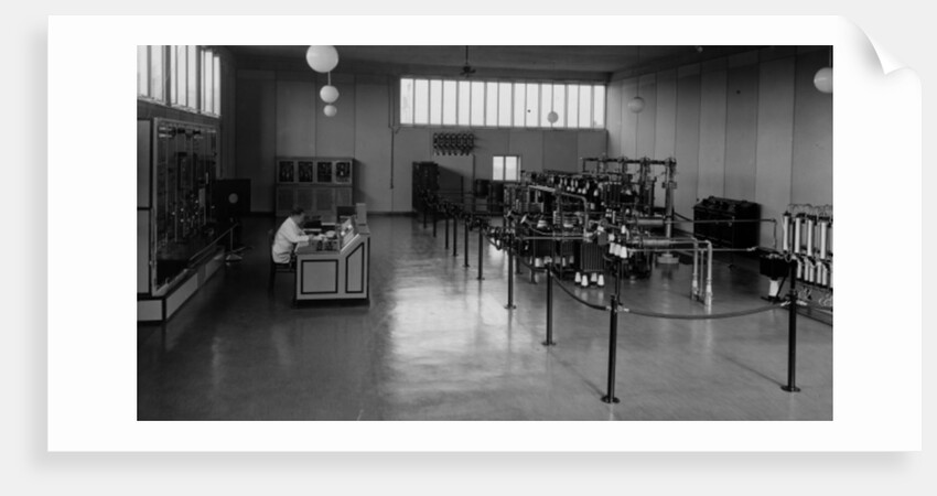 Operations room at the transmission facility at Langenberg, Germany, c.1933 by German Photographer