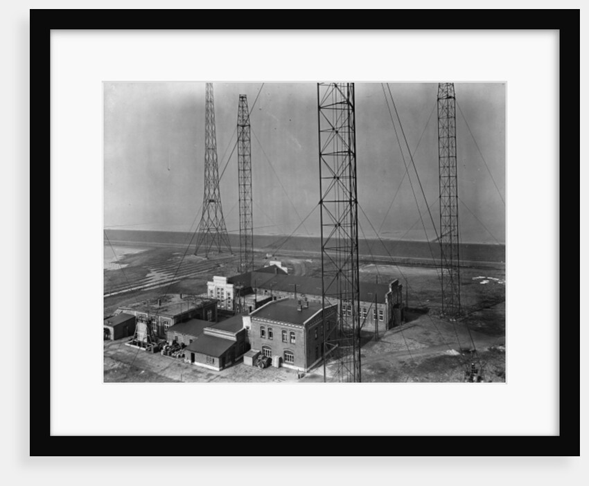 Radio transmission facility in Norddeich, Germany, c.1933 by German Photographer