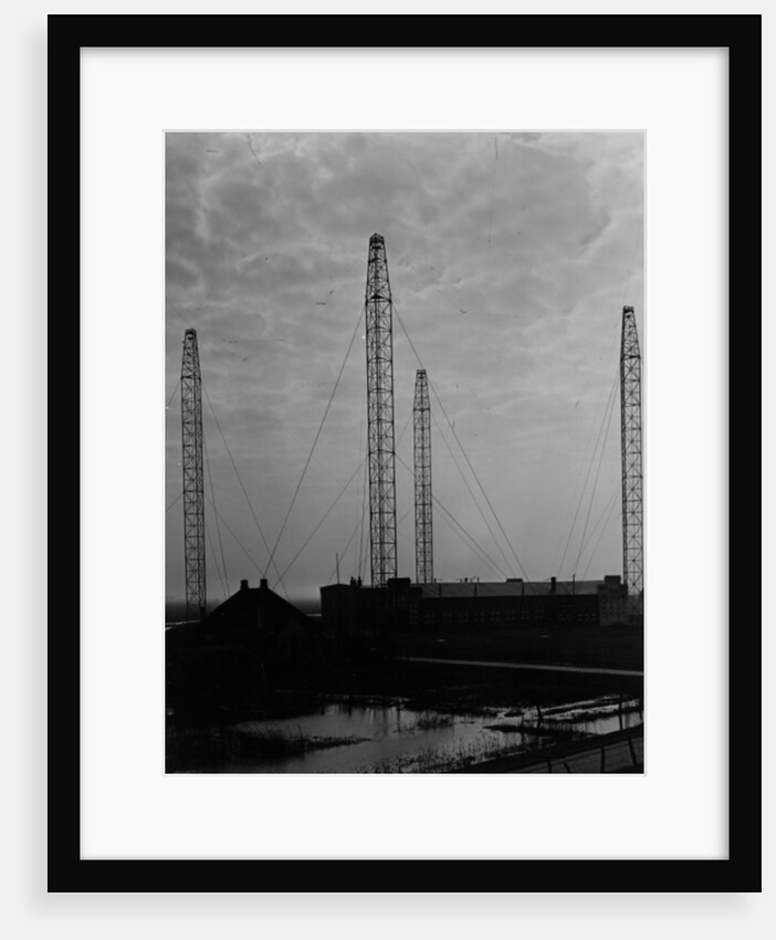 Radio transmission towers in Germany, c.1933 by German Photographer