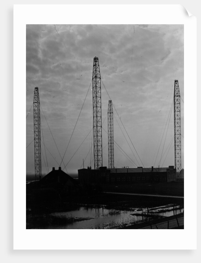 Radio transmission towers in Germany, c.1933 by German Photographer