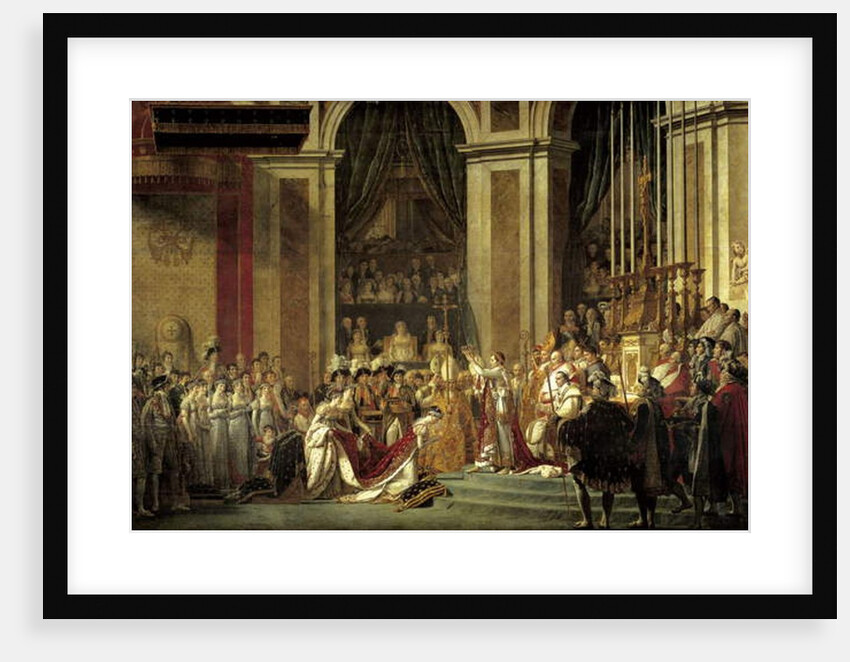 The consecration of the Emperor Napoleon I and Coronation of the Empress Josephine, 1806 by Jacques Louis David