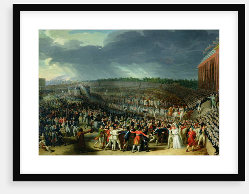 The Celebration of the Federation, Champs de Mars, Paris, 14 July 1790 by Charles Thevenin