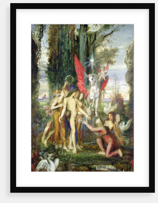 Hesiod and the Muses by Gustave Moreau