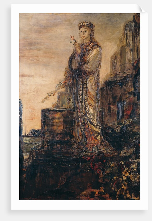 Helen on the Ramparts of Troy by Gustave Moreau