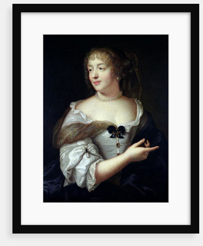 Portrait of Marie de Rabutin-Chantal, Madame de Sevigne by Claude Lefebvre