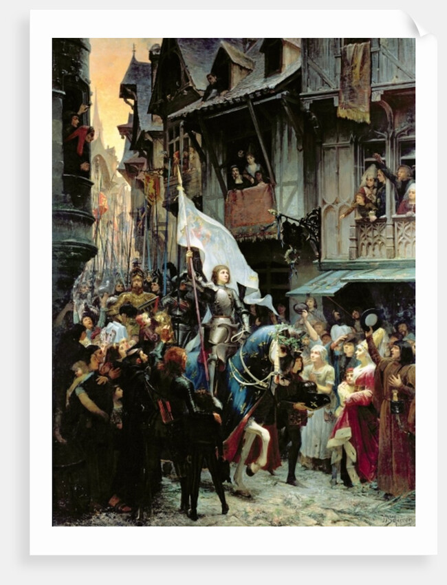 Joan of Arc enters Orléans, 1887 by Jean-Jacques Scherrer