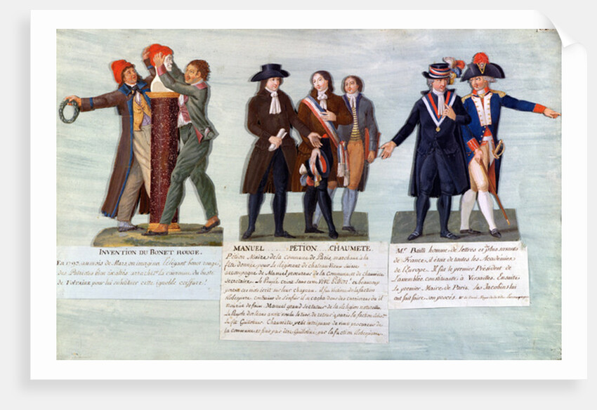The Invention of the Red Hat, March 1792 by Lesueur Brothers