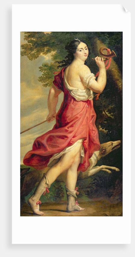 Madame de Montespan as Diana the Huntress by Charles Beaubrun