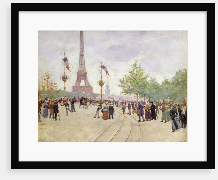 Entrance to the Exposition Universelle, 1889 by Jean Beraud